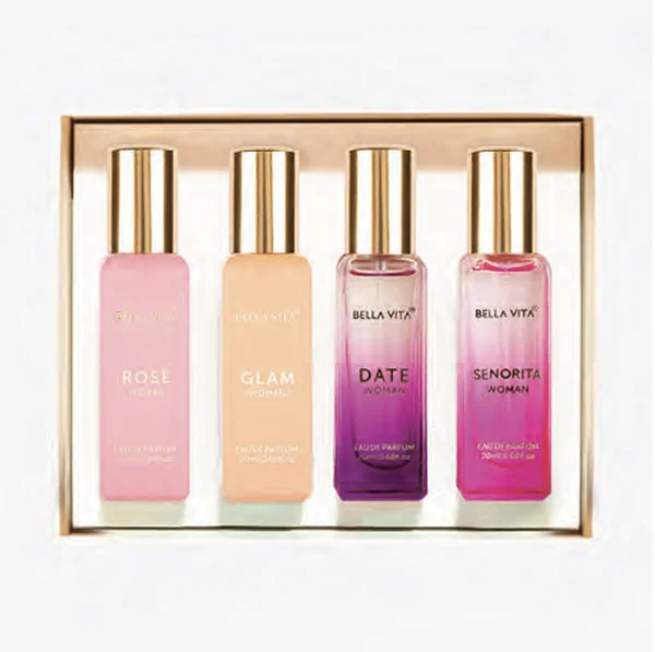 Bella Vita Luxury Perfume Gift Set for Woman (4 x 20ml)