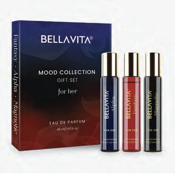 Bella Vita Mood Collection Gift Set for Her (3 x 15ml)
