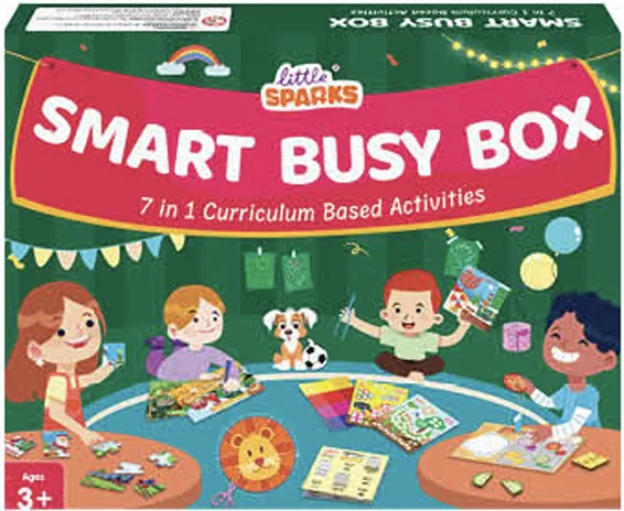 Smartivity Smart Busy Box - 7 in 1 Curriculum Based Activities (3+ Years)