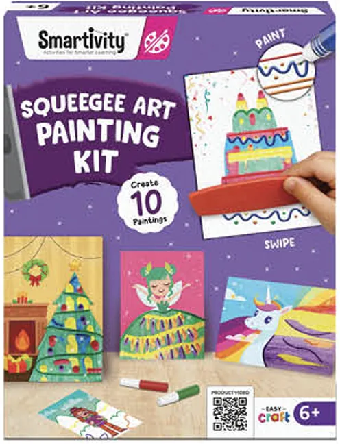 Smartivity Squeegee Art Painting Kit (6+ Years)